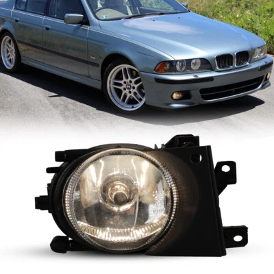 Faro antiniebla derecho para BMW E39 525i 530i 540i 2001 2002 2003 lámpara de parachoques con bombilla Foto 1 de 4