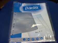 10 A4 BANTEX ARCHIVAL HEAVYDUTY SLEEVES 10x14cm 4-POCKETS-CARDS/PHOTOS picture