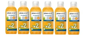 x6 da 1000ml Aloe Vera Succo Zuccari 100% Puro Magnifica Depurativo Emolliente - Foto 1 di 2