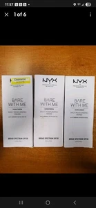 3 Pack: NYX Bare With Me Sunscreen Daily Moisturizing Primer 2.5oz ea E7E - Picture 1 of 1
