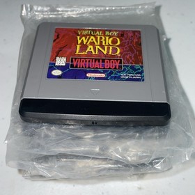 Nintendo Virtual Boy Wario Land Game Cartridge NOS In Original Baggy, New Unused