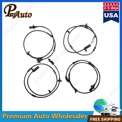 4x Sensores de velocidad de rueda ABS delanteros y traseros para Jeep Grand Cherokee 1999-2004 Foto 1 de 4