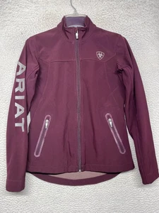 Chaqueta Ariat Nueva Equipo Mujer Pequeña Púrpura Softshell Resistente al Viento Agua - Imagen 1 de 15