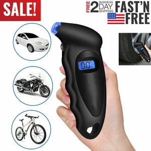 Tire Air Pressure Guage Digital Auto LCD Meter Car Truck Bike Tester Tyre Otqsps - Picture 1 of 11