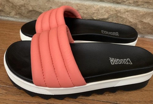 PUMA Sandali sportivi Cougar Prato idrorepellenti in pelle colore corallo taglia 8