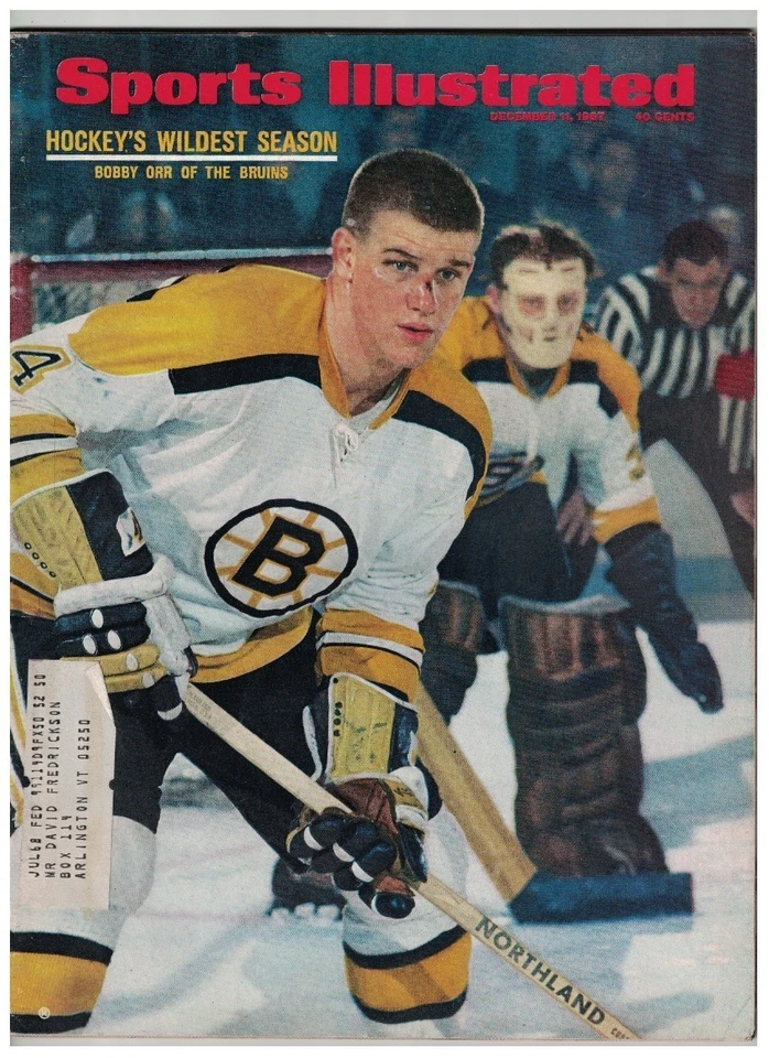 Bobby Orr Boston Bruins December 11 1967 Sports Illustrated Magazine Foto 1 de 1