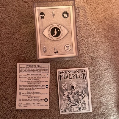 HOUSE OF SLACK GAMES - ASCENSION AT FIREPEAK CARD GAME (2001) - Image 1 of 2