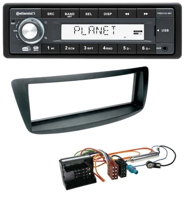 Continental MP3 AUX USB DAB 1DIN Autoradio für Citroen C1 Peugeot 107 Toyota Ayg - Bild 1 von 4