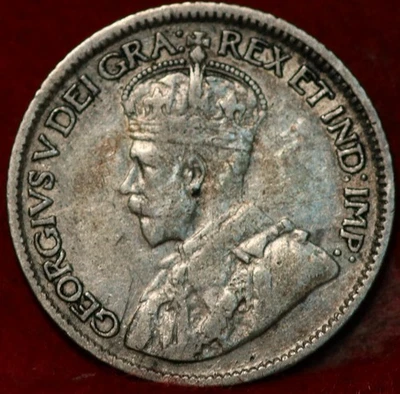 1920 Canada 10 Cents Silver Foreign Coin - Image 1 of 2