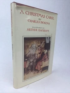 A Christmas Carol Charles Dickens Illustrated by Arthur Rackham 1977 HC/DJ - Picture 1 of 17