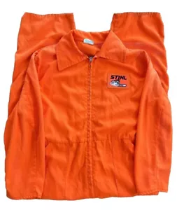 VTG Stihl Chainsaw Logging Farm Mechanic Work One Piece Suit Coveralls Mens Med. - Picture 1 of 7