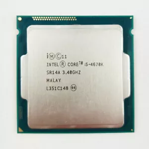 Intel Core i5-4670K CPU Quad-Core 3.4GHz 6M SR14A LGA1150 84W Processor - Picture 1 of 1