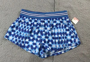 Free People Movement Shorts S Printed Top Seed Tennis Water Resistant New - Picture 1 of 6