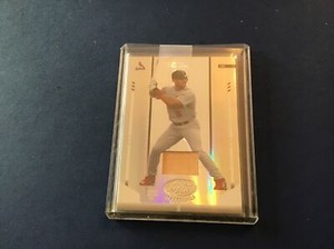 2004 Albert Pujols Leaf Certified Materials Mirror Game Bat 74/100 SP RARE Mint