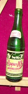 upper 10 bottle -empty {lime-lemon soda} - Picture 1 of 1