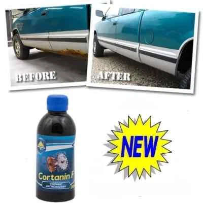 250ML CURE RUST KILLER CONVERTS RUSTY METAL ONE COAT BEST TREATMENT CAR - Image 1 of 4