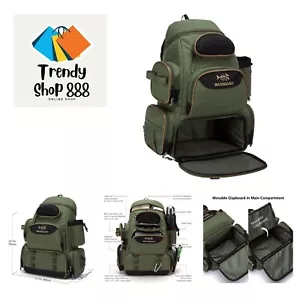 Fishing Tackle Backpack Water Resistant Tactical Bag Soft Tackle Box with Rod... - Picture 1 of 8