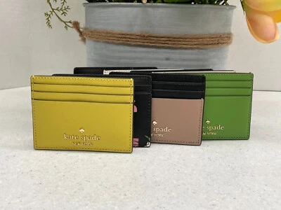 Kate Spade Madison Small Slim Card Holder NWT (You Pick) - Image 1 of 2