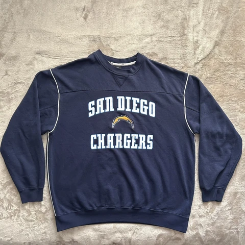 San Diego Chargers Sweater Adult Extra Large Blue White NFL Football Mens * Cover