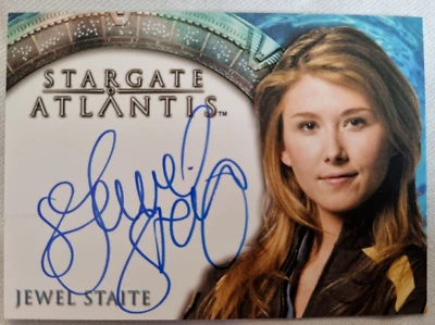 Stargate Atlantis Season 3 & 4 Autograph Auto Card Jewel Staite Jennifer Keller - Image 1 of 3