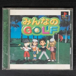 Minna no Golf (PlayStation 1, 1997) NTSC-J REGIONE GIAPPONESE BLOCCATA PS1 Testato - Foto 1 di 4