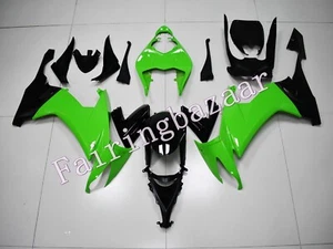 Fit for 2008-2010 ZX10R Green Black ABS Plastic Injection Bodywork Fairing Kit - Bild 1 von 9
