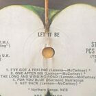 BEATLES " LET IT BE " SUPER 1970 UK LP 3U 2U CROSSOVER LP VRARE RIDGED CENTRE
