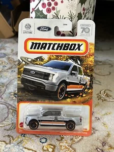 2023 Matchbox 2022 Ford F-150 Lightning 70 years Pickup Truck 1:64 Diecast - Picture 1 of 3