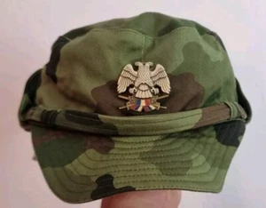 Berretto pattuglia esercito jugoslavo mimetico foglia quercia M-89 Jugoslavia VJ SRJ 1993 - Foto 1 di 6
