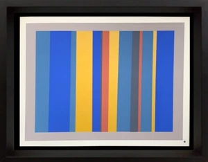 Josef ALBERS Original SILKSCREEN [XVIII-7b] LTD Ed. Color Study +Custom FRAMING - Picture 1 of 11
