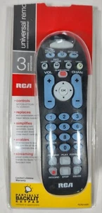 RCA Universal Remote (3 Devices) RCR312WR Partially Backlit Keypad - Picture 1 of 6