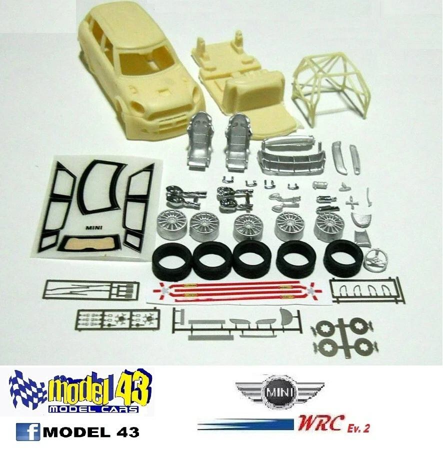 1/43  MINI WRC ev.  -   KIT MONTAGGIO - - Immagine 1 di 1