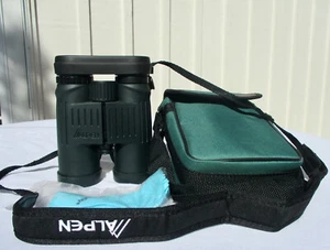 Alpen Binoculars 10 X 42 Waterproof Pak 4 Prism 1000 Yds w/Case Cleaning Cloth - Picture 1 of 8
