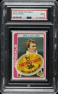 1978 Topps Football Cello Pack PSA 9 MINT - Picture 1 of 2
