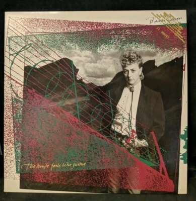 Brian Setzer The Knife Feels Like Justice LP EMI ST-17178 Specialty Press Promo  - Image 1 of 2