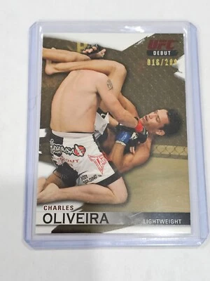 2010 Topps UFC Knockout CHARLES OLIVEIRA DEBUT ROOKIE RC 016/288 - Image 1 of 4