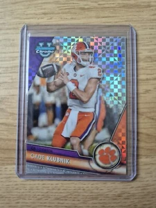 2023 Bowman University U Chrome Cade Klubnik XFractor Clemson - Picture 1 of 1