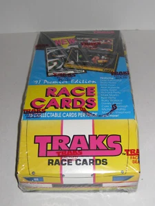 1991 Traks Race Cards Factory Sealed Box - Earnhardt Gordon RC ~ Free Shipping ~ - Picture 1 of 6