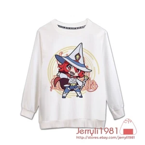 Little Witch Academia Amanda O’Nell Anime white Unisex Long sleeve sweat shirt - Picture 1 of 3