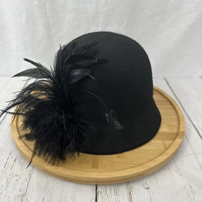 Nuevo con etiquetas Sombrero Mossimo Supply Co para mujer talla única negro con bandas con flores Foto 1 de 4