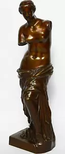 Venus von Milo Bronze Skulptur Statue Figur H.30 cm Bronzeskulptur 2150 g 19.Jh. - Bild 1 von 7