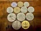 Lot of 12 Asian Coins 🇨🇳🇸🇬🇰🇷🇭🇰🇹🇭🇵🇭 No Rsrve! Cmbnd Shpng!