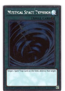 Yu-Gi-Oh Mystical Space Typhoon NKRT-EN040 Limited Edition Platinum Rare MP-LP - Picture 1 of 2