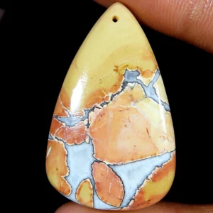 51.35 CTs 100% Natural Maligano Jasper With Drill Pear Cabochon Loose Gemstone - Bild 1 von 3
