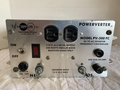 Tripp Lite Powerverter PV-500 FC Frequency Controlled DC to AC Inverter  - Image 1 of 4