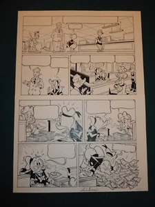 Andrea FERRARIS Original Comic Art - Disney 2010 The Triumvirate Of Evil pag.6 - Picture 1 of 3