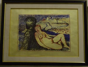 FIUME SALVATORE - "All'isola delle Statue" TECNICA MISTA - LITO E SERIGRAFIA - Foto 1 di 7