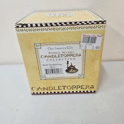 Tarro de velas de regalo Debbie Mumm Our America "Buster The Watchdog"  Foto 1 de 4