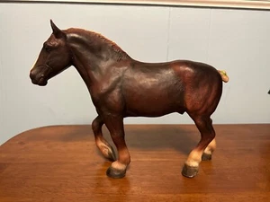 Breyer # 497092 Drafter Set Liver Chestnut Roy the Belgian mold 1992 Sears - Picture 1 of 9