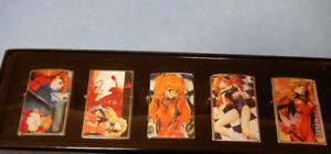 zippo lighter style lot not for sale Evangelion Japan limited item 5pieces Asuka